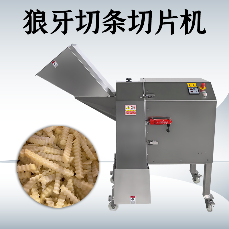 波浪切片機(jī)主要切波浪薯片嗎？可以切什么原料？